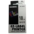CASIO 標籤機專用色帶-18mm【共有9色】透明底黑字XR-18X1 歷史價格詳細信息