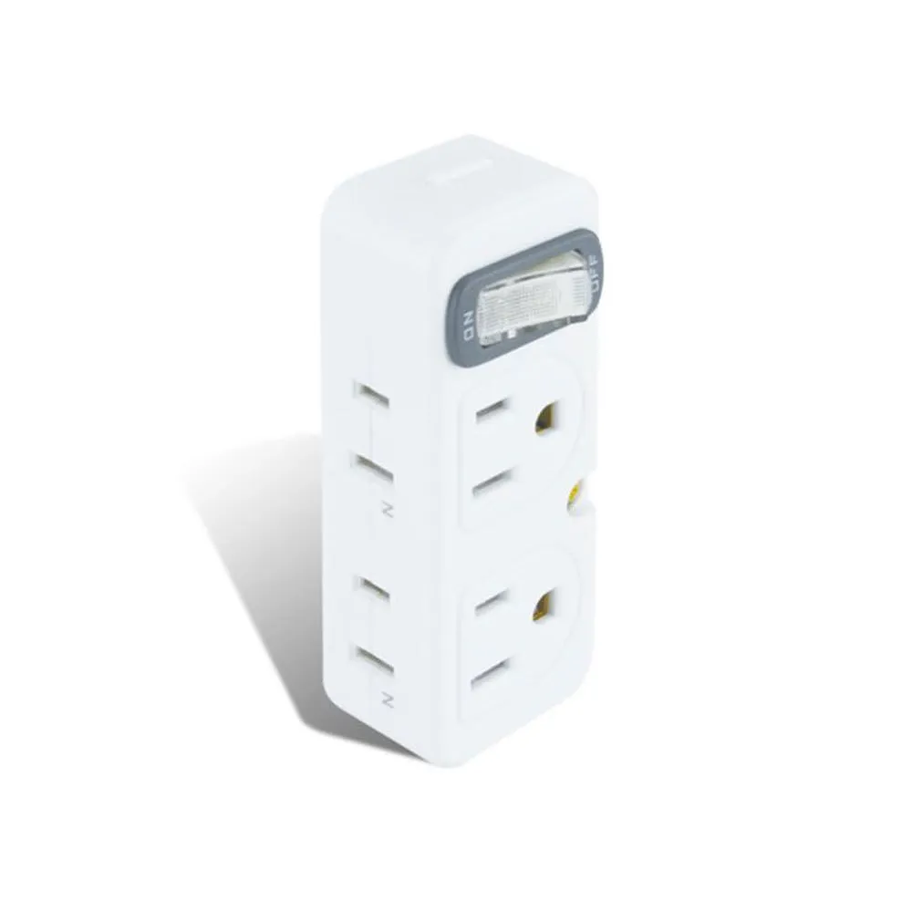 聖岡科技Dr.AV TNT-896S  2P台灣專用 萬國 節能 轉換插頭(帶燈開關 3轉2 新安規) 現貨 廠商直送 歷史價格詳細信息