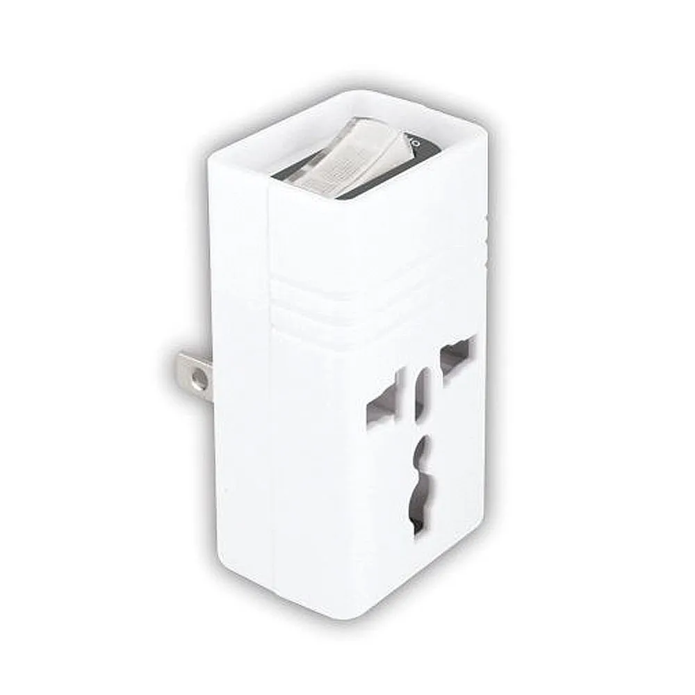 聖岡科技Dr.AV TNT-896S  2P台灣專用 萬國 節能 轉換插頭(帶燈開關 3轉2 新安規) 現貨 廠商直送 歷史價格詳細信息