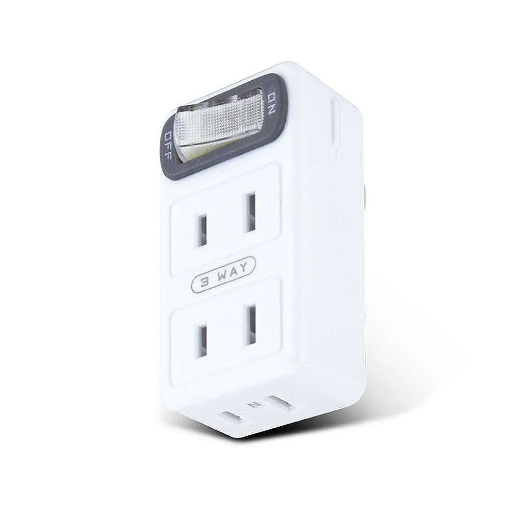 聖岡科技Dr.AV TNT-896S  2P台灣專用 萬國 節能 轉換插頭(帶燈開關 3轉2 新安規) 現貨 廠商直送 歷史價格詳細信息