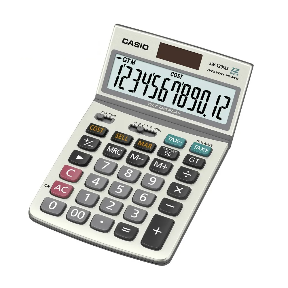 卡西歐CASIO 可掀式面板型計算機 12位元 DW-120MS 歷史價格詳細信息