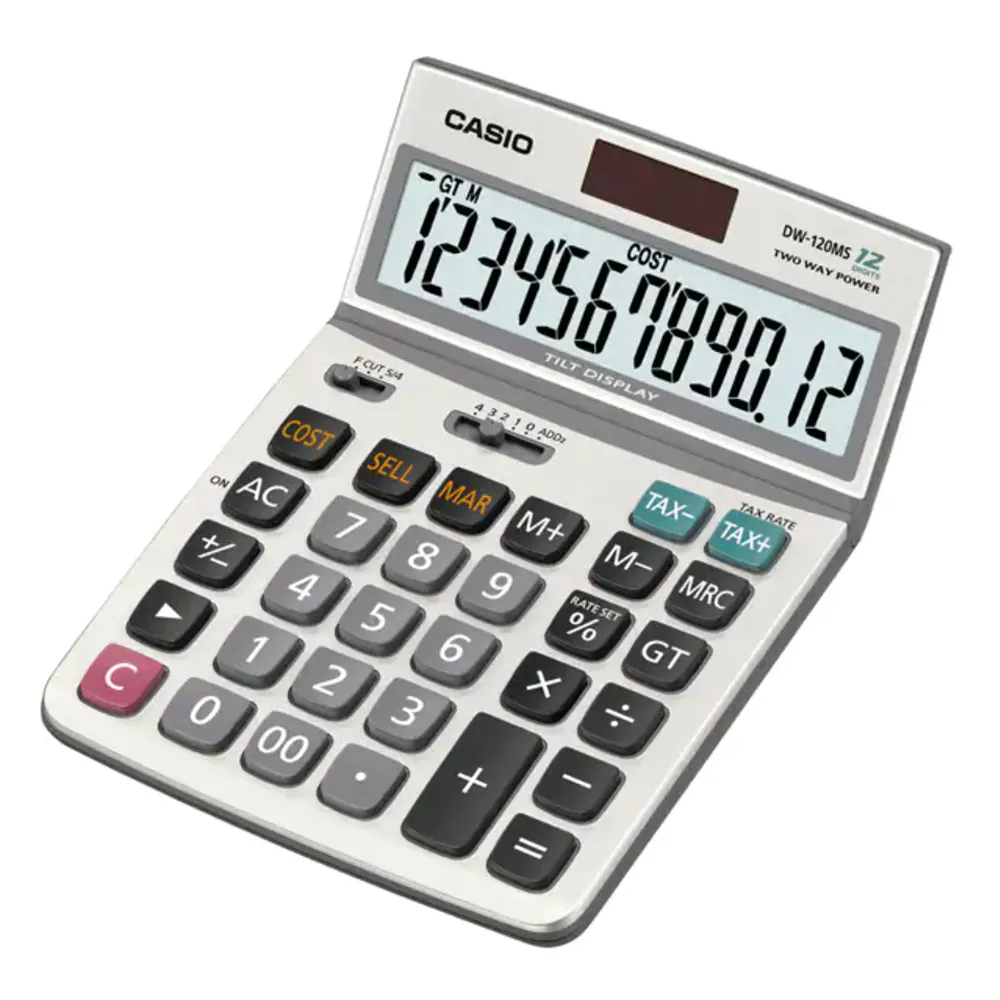 【CASIO】DW-120MS 12位數 可掀式面板 商用 計算機正版宏崑公司貨 歷史價格詳細信息