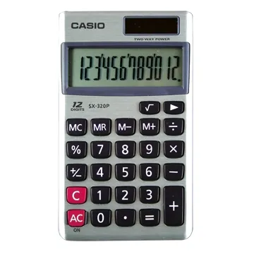 【CASIO】SX-320P 12位數 國家考試專用計算機正版宏崑公司貨 歷史價格詳細信息