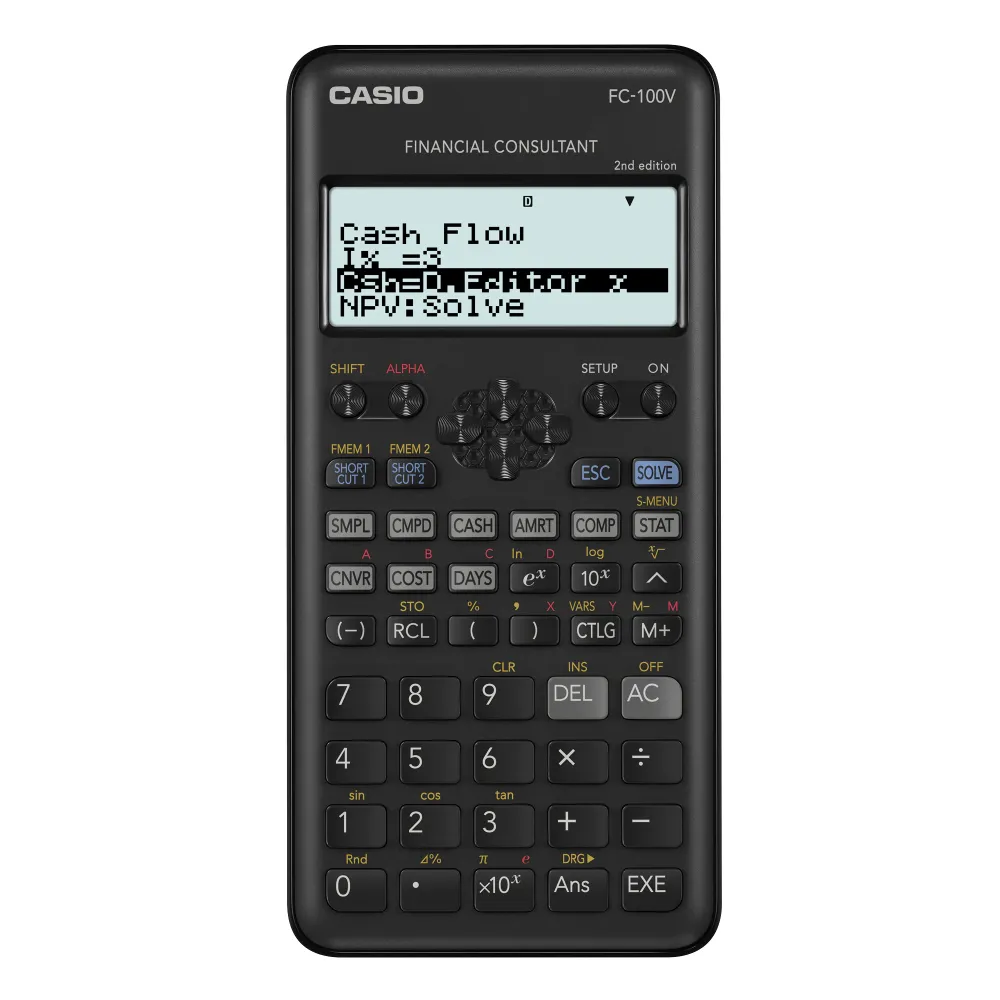 【CASIO】財務型計算機FC-100V-2 二代12位數II 台灣卡西歐保固2年 新版 宏崑時計 歷史價格詳細信息