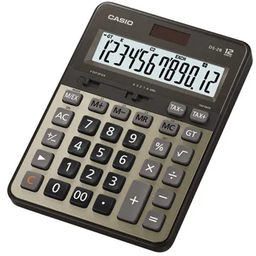 Casio 頂級12位數桌上型計算機-DS-2B-GD 黑/古銅金 歷史價格詳細信息