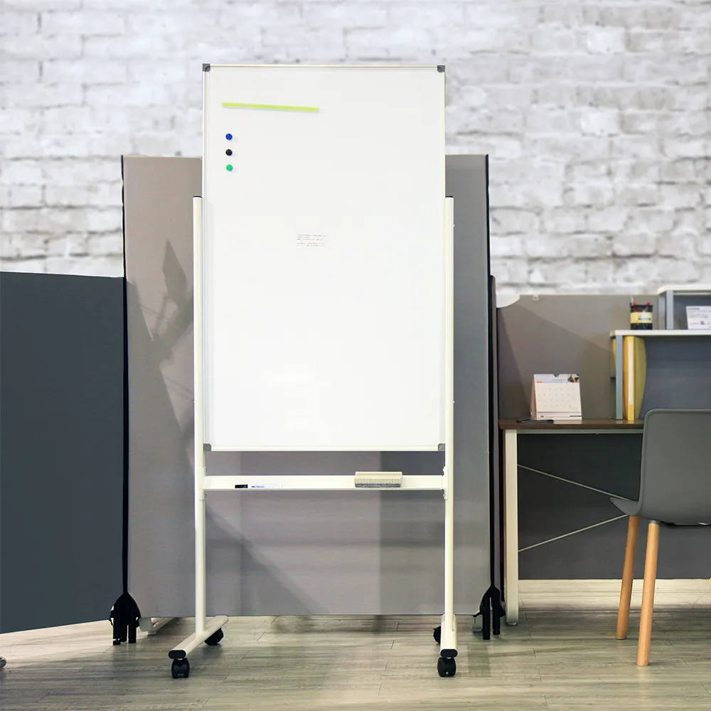 【林製作所】75*120cm縱長型設計雙面白板(日本進口板面 台灣製造 白板架附輪子) 歷史價格詳細信息