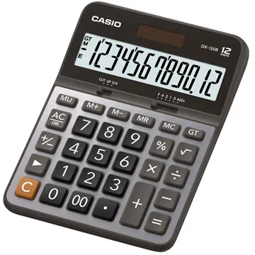 【CASIO】 12位數元商用計算機-黑灰-(DX-120B) 歷史價格詳細信息