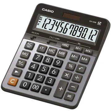 【CASIO】 12位數桌上型計算機-黑灰色-(DX-12B) 歷史價格詳細信息