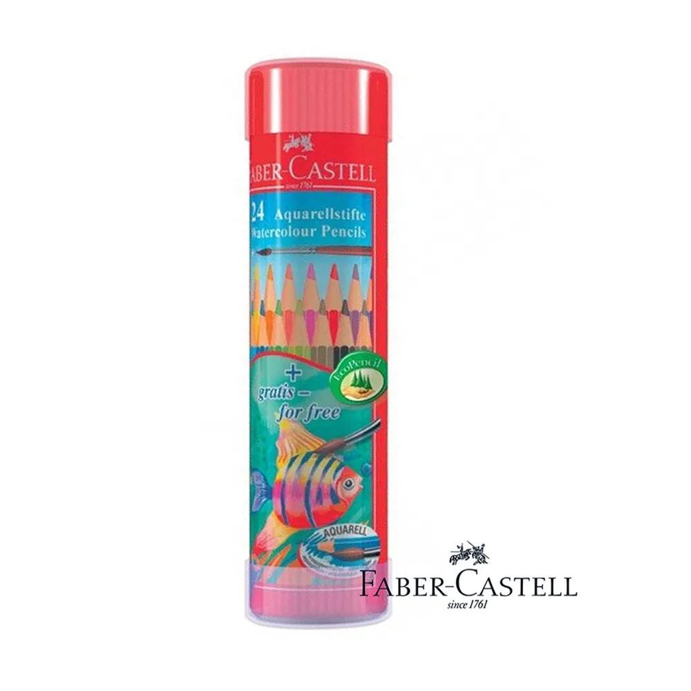 Faber-Castell 紅色系 水性色鉛筆24色(精緻棒棒筒) 歷史價格詳細信息