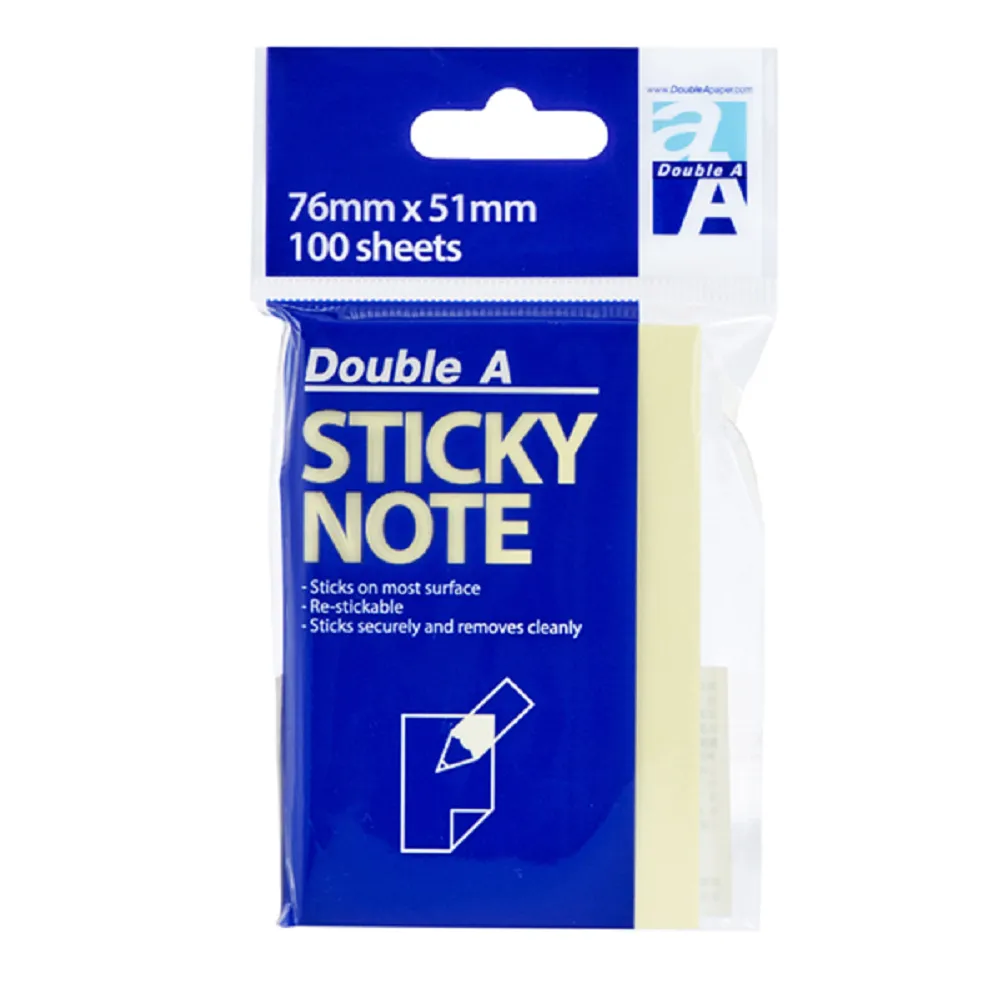 Double A 可再貼便條紙/本76*76mm(12本/盒)(粉紅) 歷史價格詳細信息