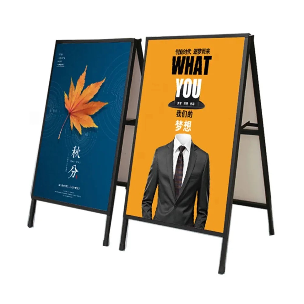 立式展示架 立牌 海報架 單雙面展示牌 戶外廣告牌 指示架 KT板展示架 廣告展架 宣傳展架 歷史價格詳細信息