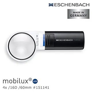 【德國 Eschenbach】mobilux LED 4x/16D/60mm 德國製LED手持型非球面放大鏡 151141 (公司貨) 歷史價格詳細信息