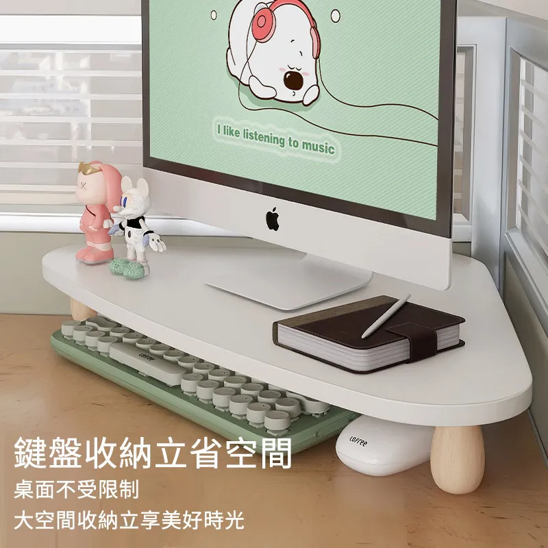 桌上型電腦增高架桌面置物架顯示器支架屏幕底座辦公室筆記本收納. 歷史價格詳細信息