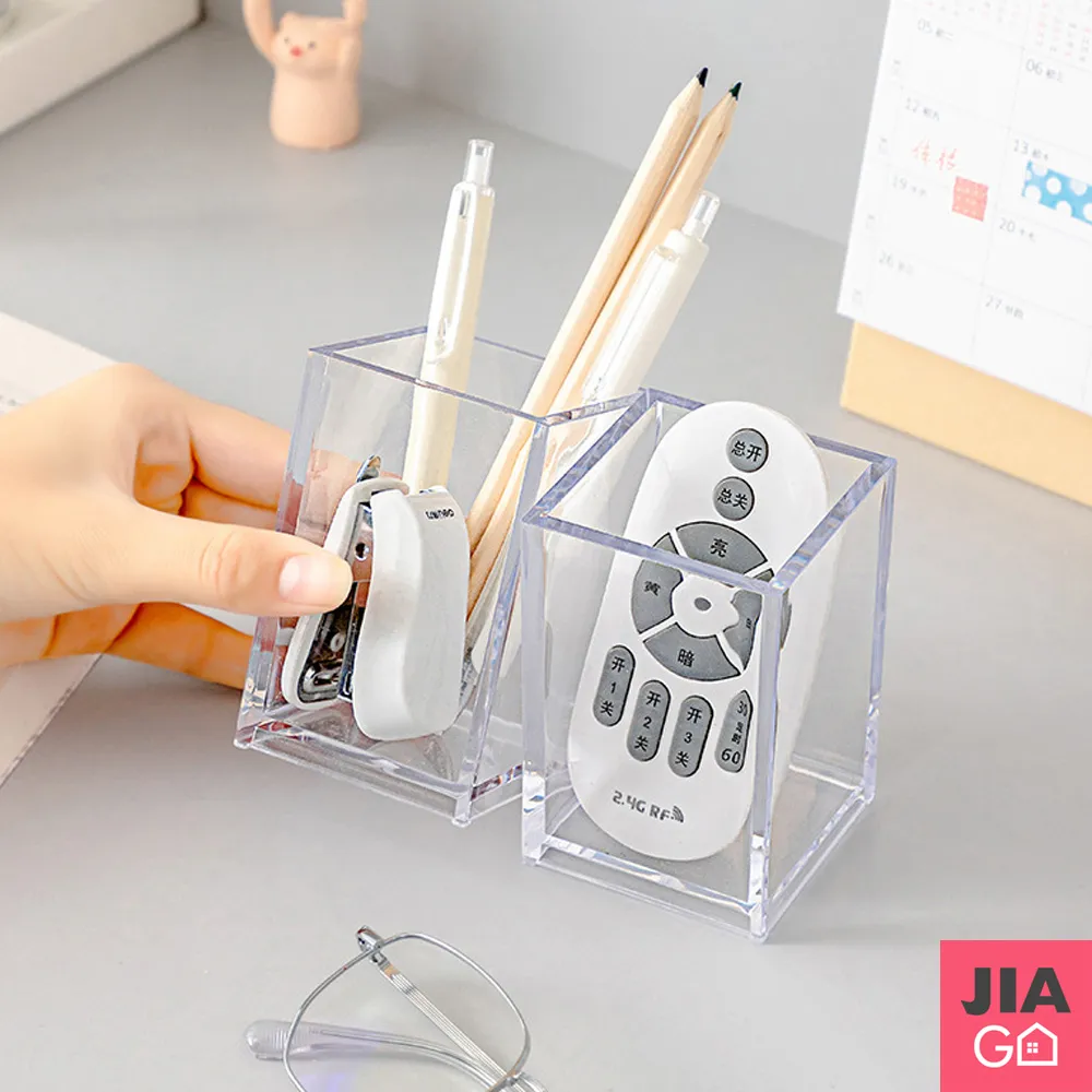 壓克力筆筒 無印風收納 桌面收納 置物架 收納盒 遙控器收納 化妝品收納 刷具桶 歷史價格詳細信息