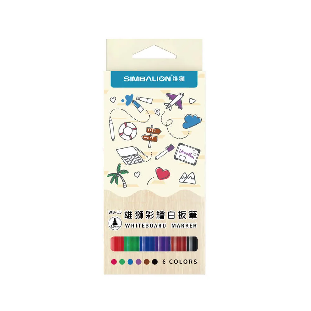雄獅 小支彩繪酒精性白板筆 環保白板筆 單支/盒裝 (WB-15) 【久大文具】 歷史價格詳細信息