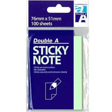 Double A 可再貼便條紙/本76*76mm(12本/盒)(粉紅) 歷史價格詳細信息
