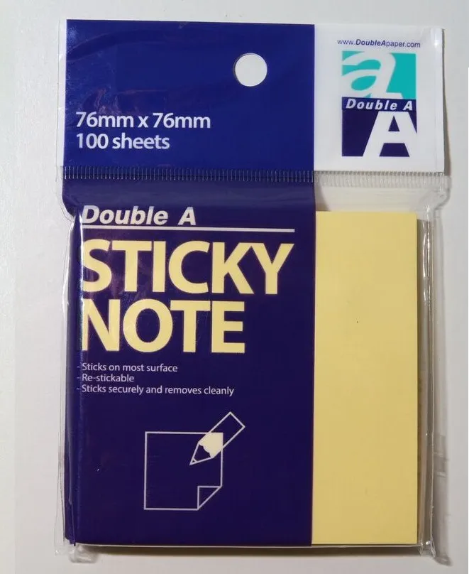 Double A 可再貼便條紙/本76*76mm(12本/盒)(粉紅) 歷史價格詳細信息