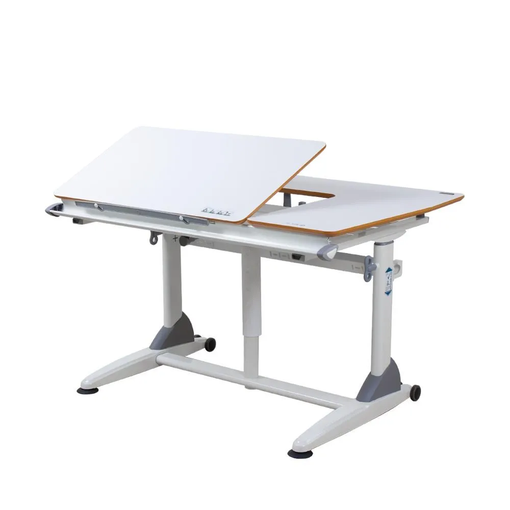 【大將作 Kid2Youth】G6-L兒童成長桌 L型 (桌寬117cm) 無抽屜 可調桌高 桌面大也適合大人 歷史價格詳細信息