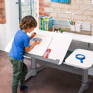 【comta kids】HANDY漢迪探險兒童成長學習桌‧幅120cm(藍) 歷史價格詳細信息