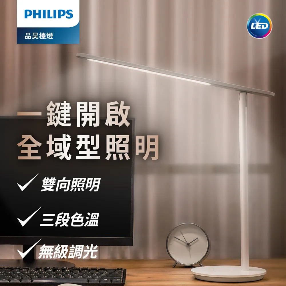 Philips 飛利浦 66239 品昊 LED護眼檯燈(PD049) 歷史價格詳細信息