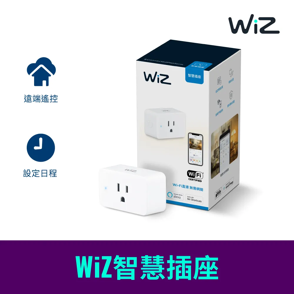【Philips 飛利浦】Wi-Fi WiZ 智慧照明 智慧插座(PW005) 歷史價格詳細信息