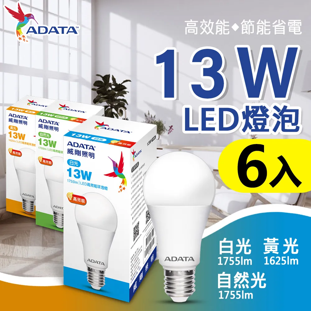 ADATA 威剛 13W 第五代 節能標章 LED球型燈泡(10入) 歷史價格詳細信息