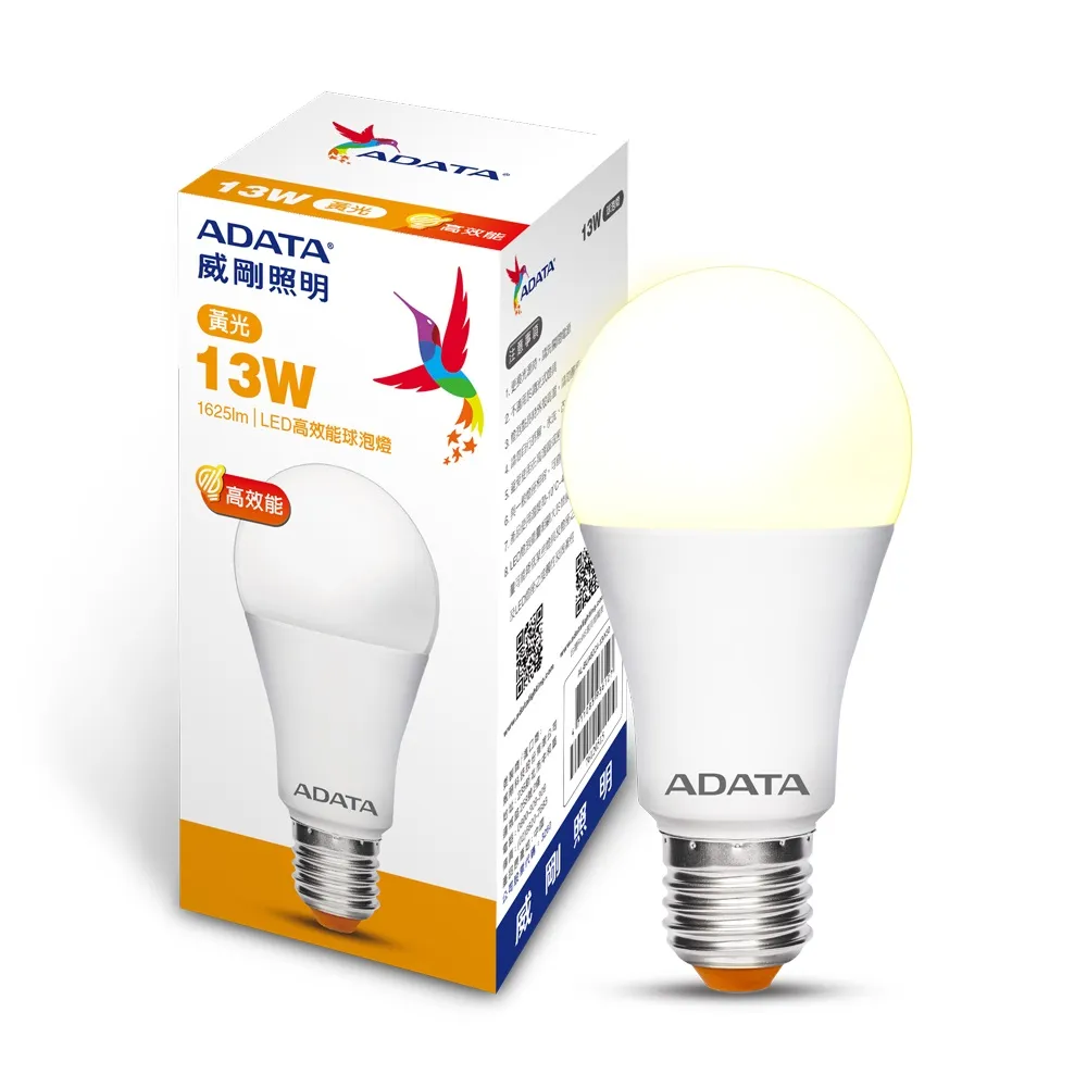 ADATA 威剛 13W 第五代 節能標章 LED球型燈泡(10入) 歷史價格詳細信息