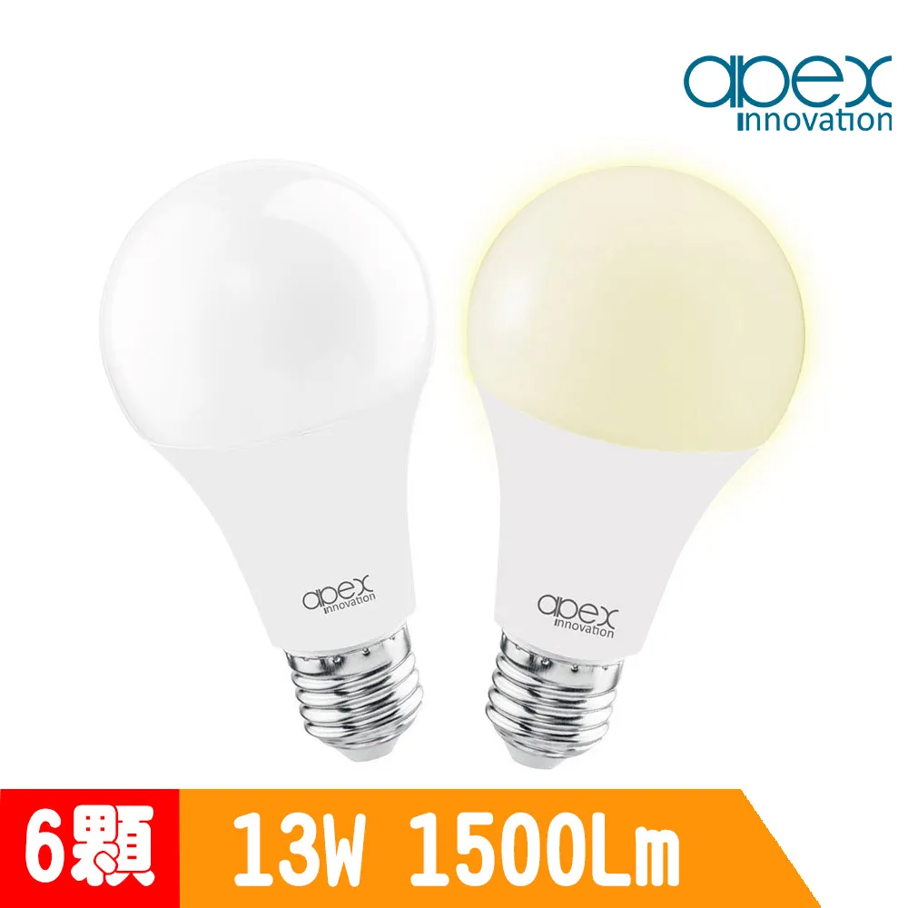 【APEX】13W高效能廣角LED燈泡 全電壓 E27(4入) 歷史價格詳細信息