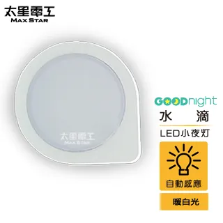 【太星電工】Goodnight簡約LED光感小夜燈/白光(3入) 歷史價格詳細信息