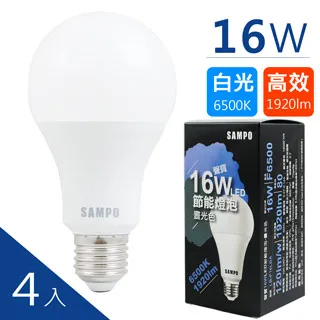 SAMPO聲寶 16W白光LED節能燈泡 (2入) 歷史價格詳細信息