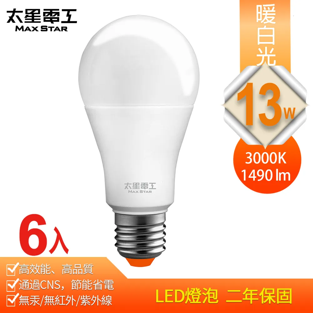 【太星電工】13W超節能LED燈泡/暖白光(10入) A813L*10 歷史價格詳細信息