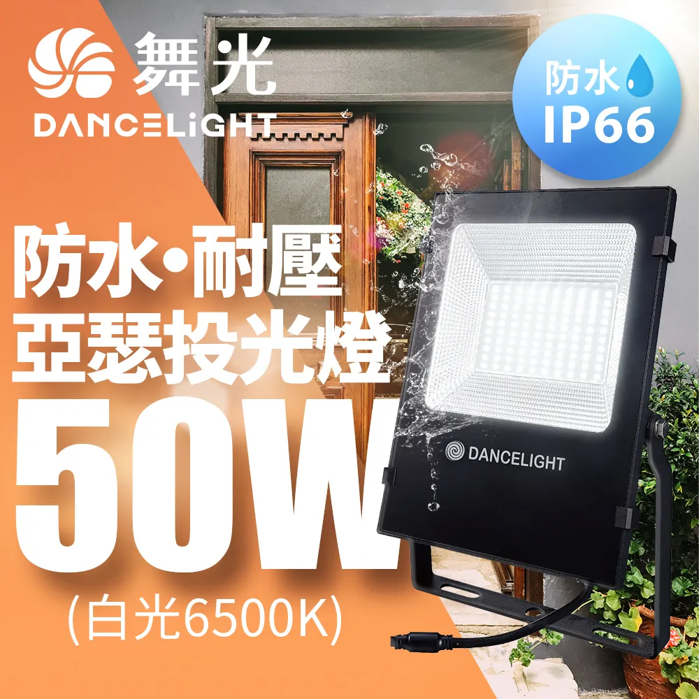 【DanceLight 舞光】耐壓277V 防水驅動 高光效 戶外 亞瑟100W投光燈泛光燈(白光/黃光) 歷史價格詳細信息