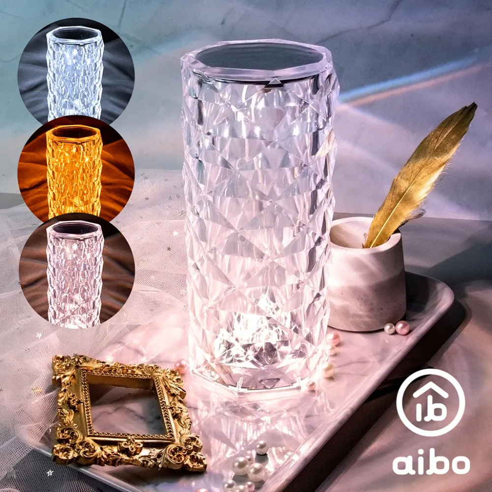 水晶質感 USB線控氛圍燈(三色光/可調亮度) 歷史價格詳細信息