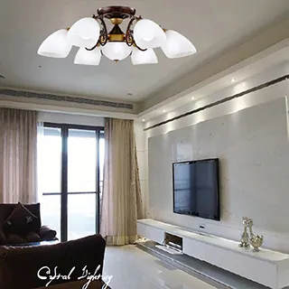 【星星點燈】黃金哈密瓜吸頂燈3燈 31582 歷史價格詳細信息