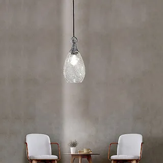 【星星點燈】冰清玉潔酪梨毛霧玻璃吊燈 82052 歷史價格詳細信息