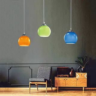 彩色玻璃吊燈寶華蒂凡尼地中海溫馨大氣藝術燈飾 歷史價格詳細信息