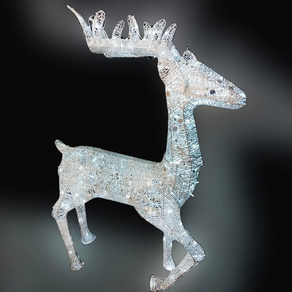 【裝飾燈大師】LED藤鹿造型燈-站立鹿-小-73公分高-110V暖白光 歷史價格詳細信息