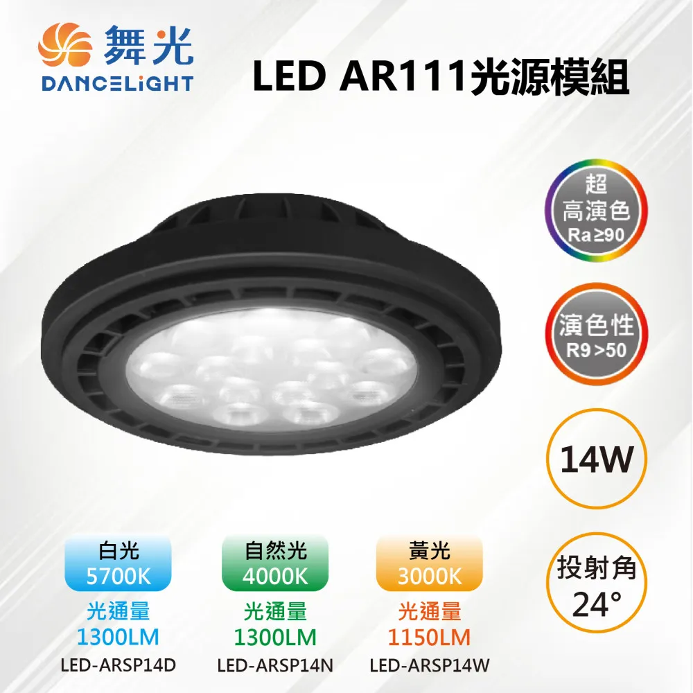 ※2入※【舞光-LED】LED 14W 高演色 AR111廣角 泛光燈 白殼/黑殼 LED-ATRAFL14 歷史價格詳細信息