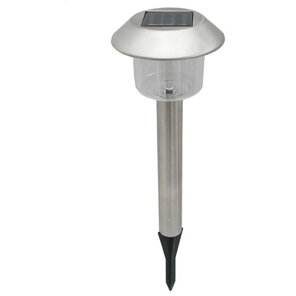 月陽銀帽太陽能充電式自動光控LED庭園燈草坪燈插地燈超值2入(5004A2) 歷史價格詳細信息