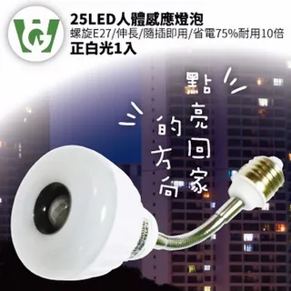 25LED晶片式綠能抗漲甜甜圈型感應燈泡(伸長/螺旋型)(正白光) 歷史價格詳細信息