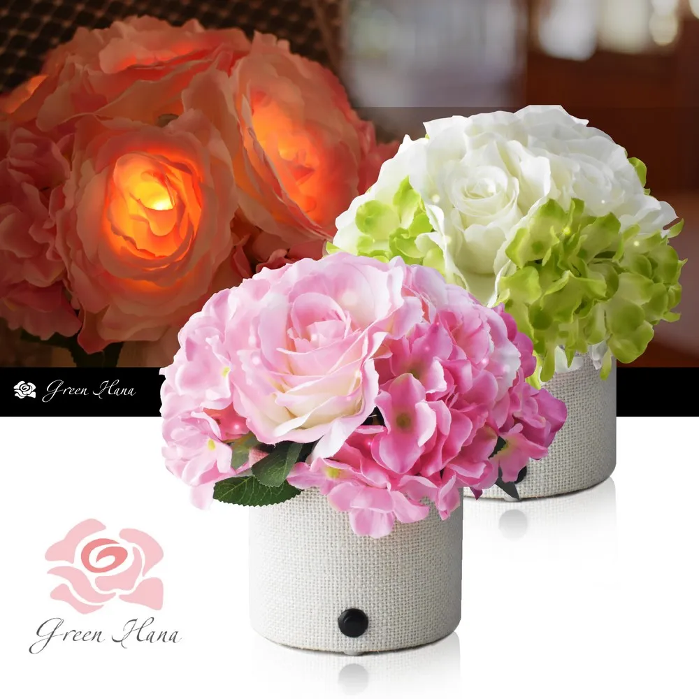 Green Hana 節能光感應玫瑰花燈－天使白 *免運 歷史價格詳細信息