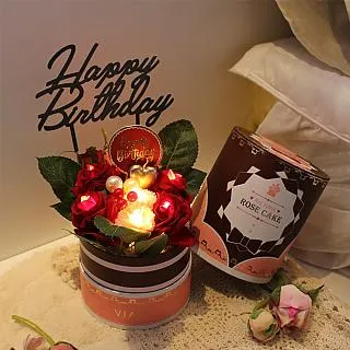 韓國 Via K Studio LED 仿真花夜燈- 康乃馨2款任選 歷史價格詳細信息