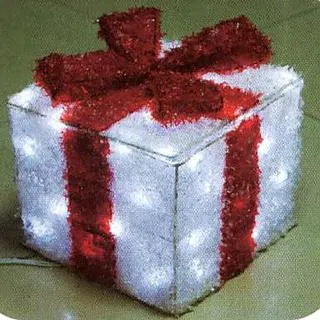 LED禮物盒造型聖誕節日裝飾燈景觀燈光小品庭院商場美陳 歷史價格詳細信息