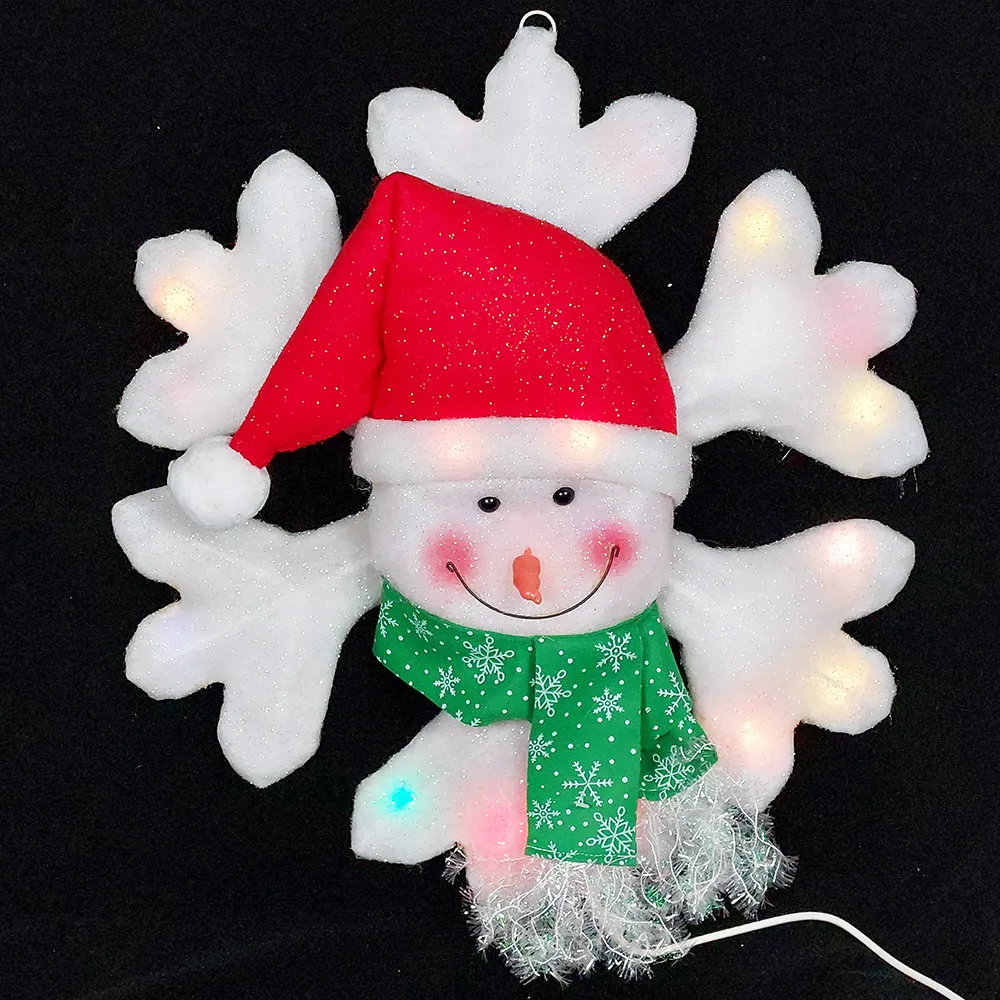 led 雪人場景造型燈櫥窗吸盤閃燈節日彩燈聖誕裝飾燈 歷史價格詳細信息