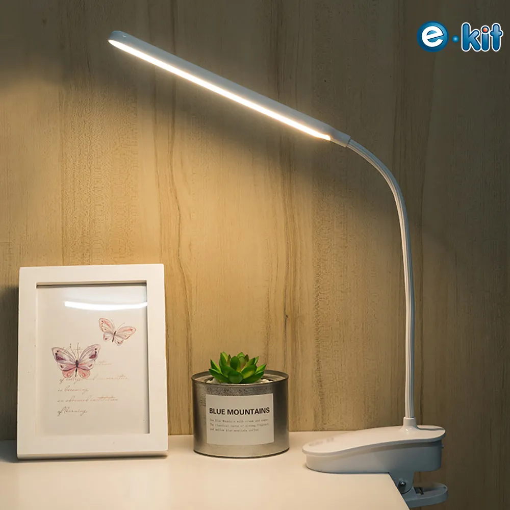 USB電池充插二合一雙用/三種色溫/無段式調節亮度/誤觸開關/觸控開關/軟管夾立式燈泡型LED夾燈 UL-T12 歷史價格詳細信息