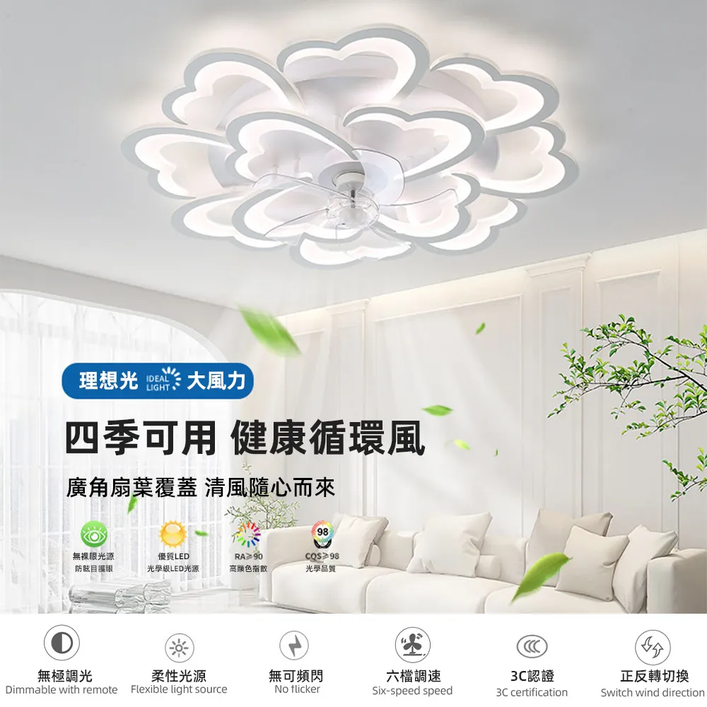 110V 吸頂風扇燈 吊扇燈 餐廳靜音兒童房間超薄吊頂電風扇燈 壹體吸頂臥室風扇燈 智能無極調光遙控 歷史價格詳細信息