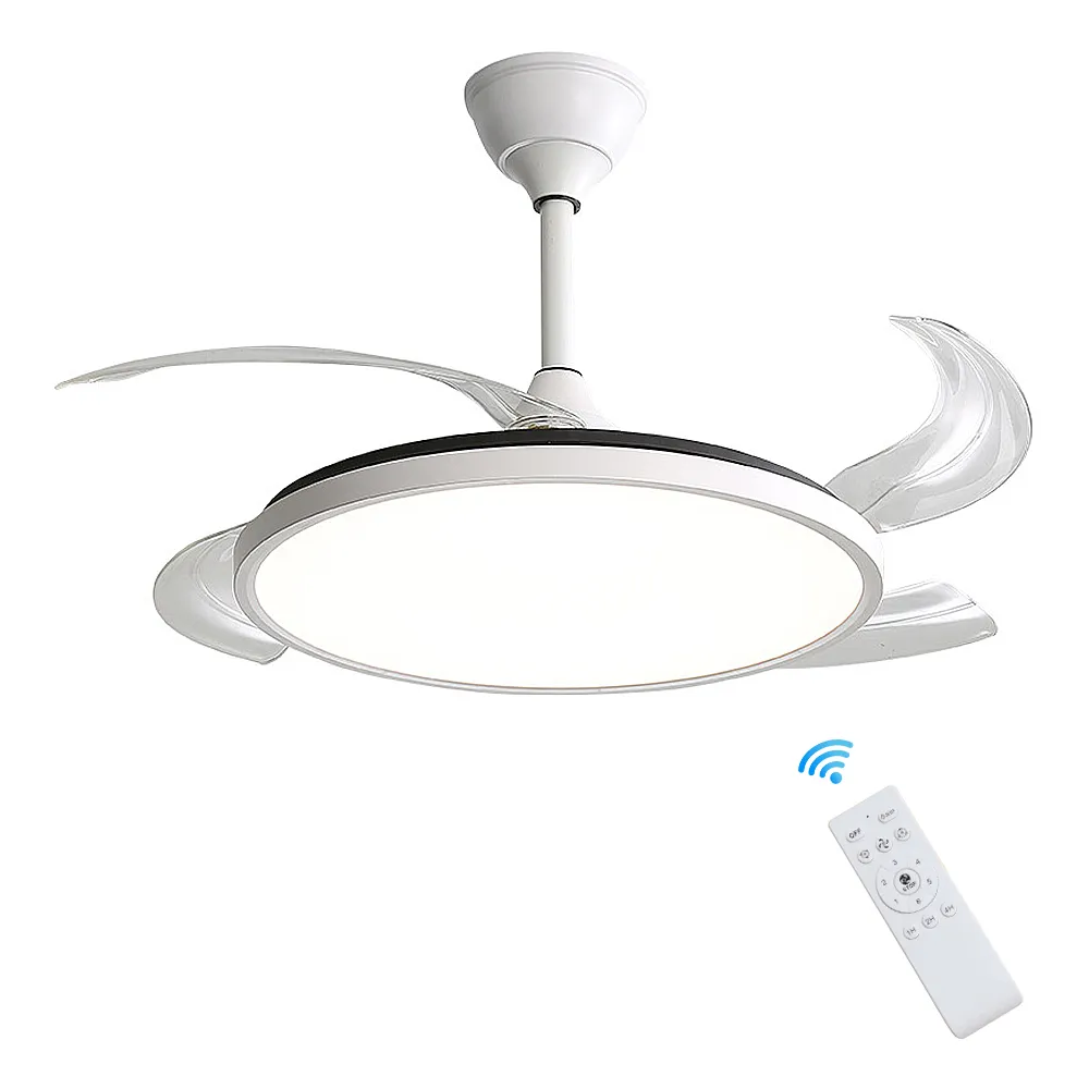 【XINGMU 興沐】現代超薄二合一吸頂隱形風扇燈(智能定時/六檔風速/省電靜音) 歷史價格詳細信息