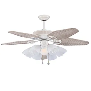 阿波羅 52吋風揚二葉吊扇漸變燈附燈附遙控器白色110V 歷史價格詳細信息