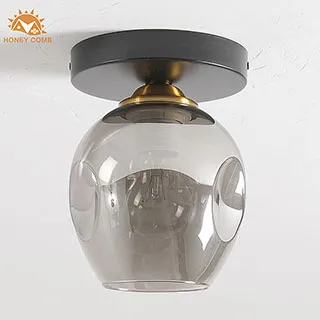【Honey Comb】美式工業風旋轉單吸頂玄關燈金色(KC2157) 歷史價格詳細信息