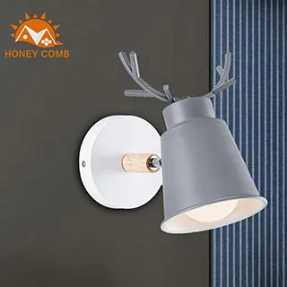 【Honey Comb】北歐風複刻版原木麋鹿壁燈 (MK818-B3) 歷史價格詳細信息